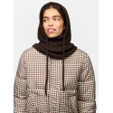 PIECES Nambi cable balaclava - Hot Fudge