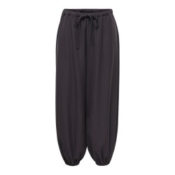 JDY Paloma pinstripe loose bukser - Chocolate Plum