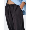 JDY Paloma pinstripe loose bukser - Chocolate Plum