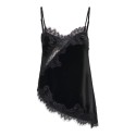 JDY Valerie velvet lace top - Black