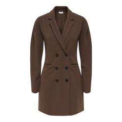 JDY Catia elsa blazer Kjole - Chocolate Brown