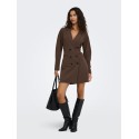 JDY Catia elsa blazer Kjole - Chocolate Brown