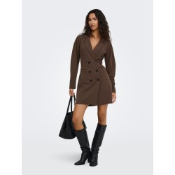 JDY Catia elsa blazer Kjole - Chocolate Brown
