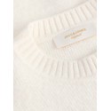JACK & JONES Montereal ollie jaquard striktrøje - Sea Salt