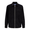 JACK & JONES JUNIOR Toronto cordudoy zip overshirt - Black