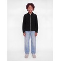 JACK & JONES JUNIOR Toronto cordudoy zip overshirt - Black