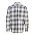 JACK & JONES Luivy check overshirt - Dark Navy