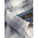 JACK & JONES Luivy check overshirt - Dark Navy