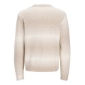 JACK & JONES JUNIOR Toronto pace dye striktrøje - Feather Gray