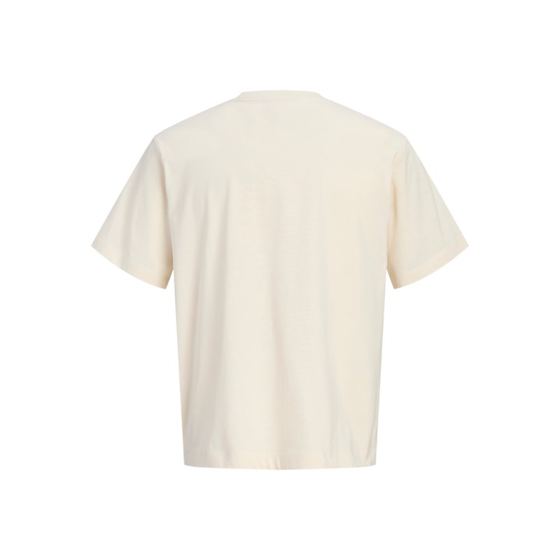 JACK & JONES Norrebro crayon T-shirt -  Antique White