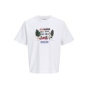 JACK & JONES Norrebro crayon T-shirt - Bright White