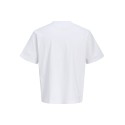 JACK & JONES Norrebro crayon T-shirt - Bright White