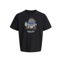 JACK & JONES Norrebro crayon T-shirt - Black