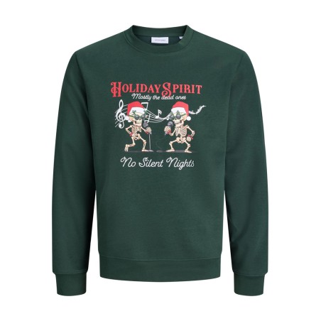 JACK & JONES JUNIOR Merry skull xmas sweatshirt - Scarab