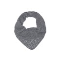 ONLY Naya strik tørklæde - Dark Grey Melange