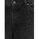 ONLY Gianna rhinestone denim jeans - Washed Black / Rhinestones