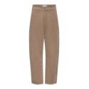 ONLY Clair-Flora barrel fløjlsbukser - Taupe Gray