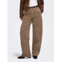ONLY Clair-Flora barrel fløjlsbukser - Taupe Gray