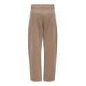 ONLY Clair-Flora barrel fløjlsbukser - Taupe Gray