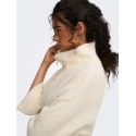 ONLY Maggie 3/4 wide zip strikcardigan - Birch