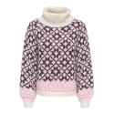 ONLY Caro rollneck striktrøje - Birch