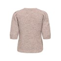ONLY Zaggie flower striktrøje - Silver Mink
