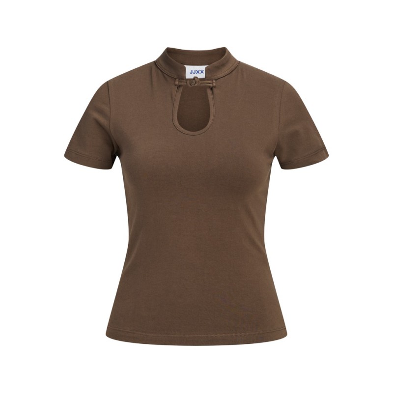 JJXX Giggi collar bow T-shirt - Demitasse