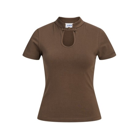 JJXX Giggi collar bow T-shirt - Demitasse