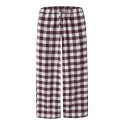 NAME IT KIDS Pige - Runiq bukser -  Catawba Grape / Checks