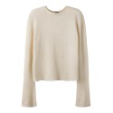 LMTD Lodet stud short striktrøje - Antique White