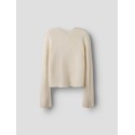 LMTD Lodet stud short striktrøje - Antique White