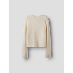 LMTD Lodet stud short striktrøje - Antique White