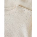 LMTD Lodet stud short striktrøje - Antique White
