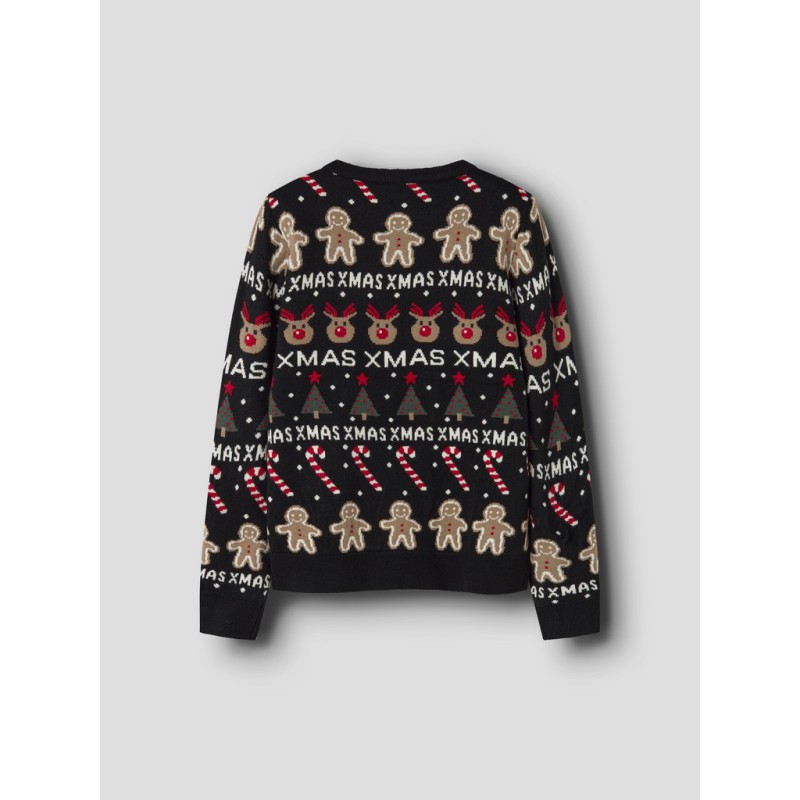 NAME IT KIDS Rasko julestrik - Black