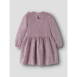 NAME IT MINI Pige - Ditsia langærmet kjole - Mauve Shadows