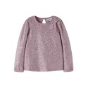 NAME IT MINI Pige - Ditsia langærmet bluse - Mauve Shadows