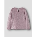 NAME IT MINI Pige - Ditsia langærmet bluse - Mauve Shadows