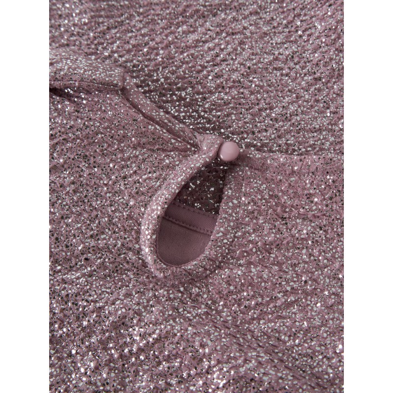 NAME IT MINI Pige - Ditsia langærmet bluse - Mauve Shadows