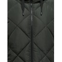 ONLY CARMAKOMA Maggi long hood pufferjakke - Peat