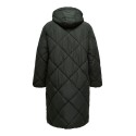 ONLY CARMAKOMA Maggi long hood pufferjakke - Peat