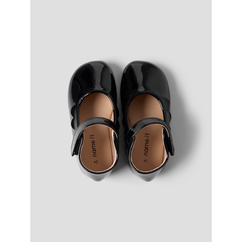 NAME IT MINI Pige - Rachel patent ballerina - Black