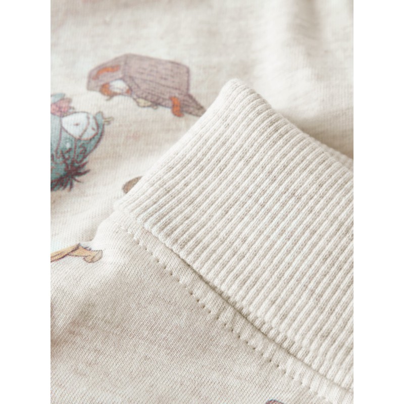 NAME IT BABY Okis pooh bukser - Peyote Melange