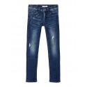 NAME IT Kids Theo Denim Pants X-slim Fit - Dark Blue Denim