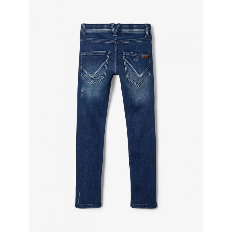NAME IT Kids Theo Denim Pants X-slim Fit - Dark Blue Denim