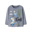 NAME IT MINI Dreng - Olson Emil langærmet bluse - Tradewinds