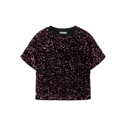 NAME IT KIDS Pige - Runica top - Catawba Grape