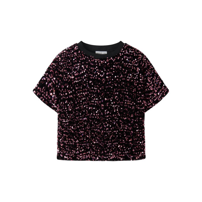 NAME IT KIDS Pige - Runica top - Catawba Grape