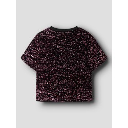 NAME IT KIDS Pige - Runica top - Catawba Grape