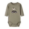 NAME IT BABY Dreng - Osmar langærmet body - Mermaid
