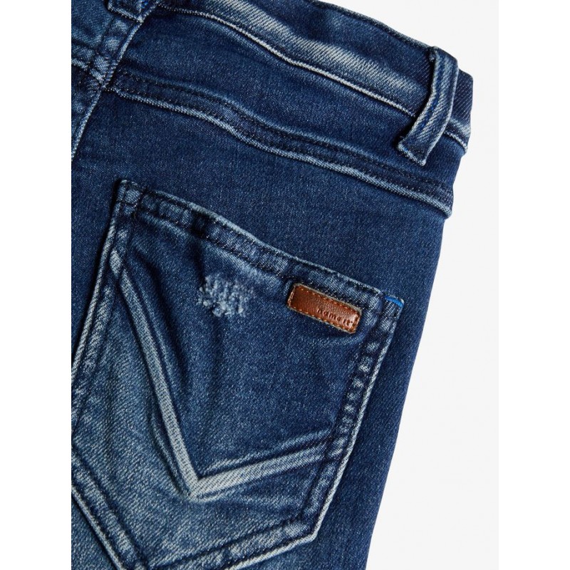 NAME IT Kids Theo Denim Pants X-slim Fit - Dark Blue Denim